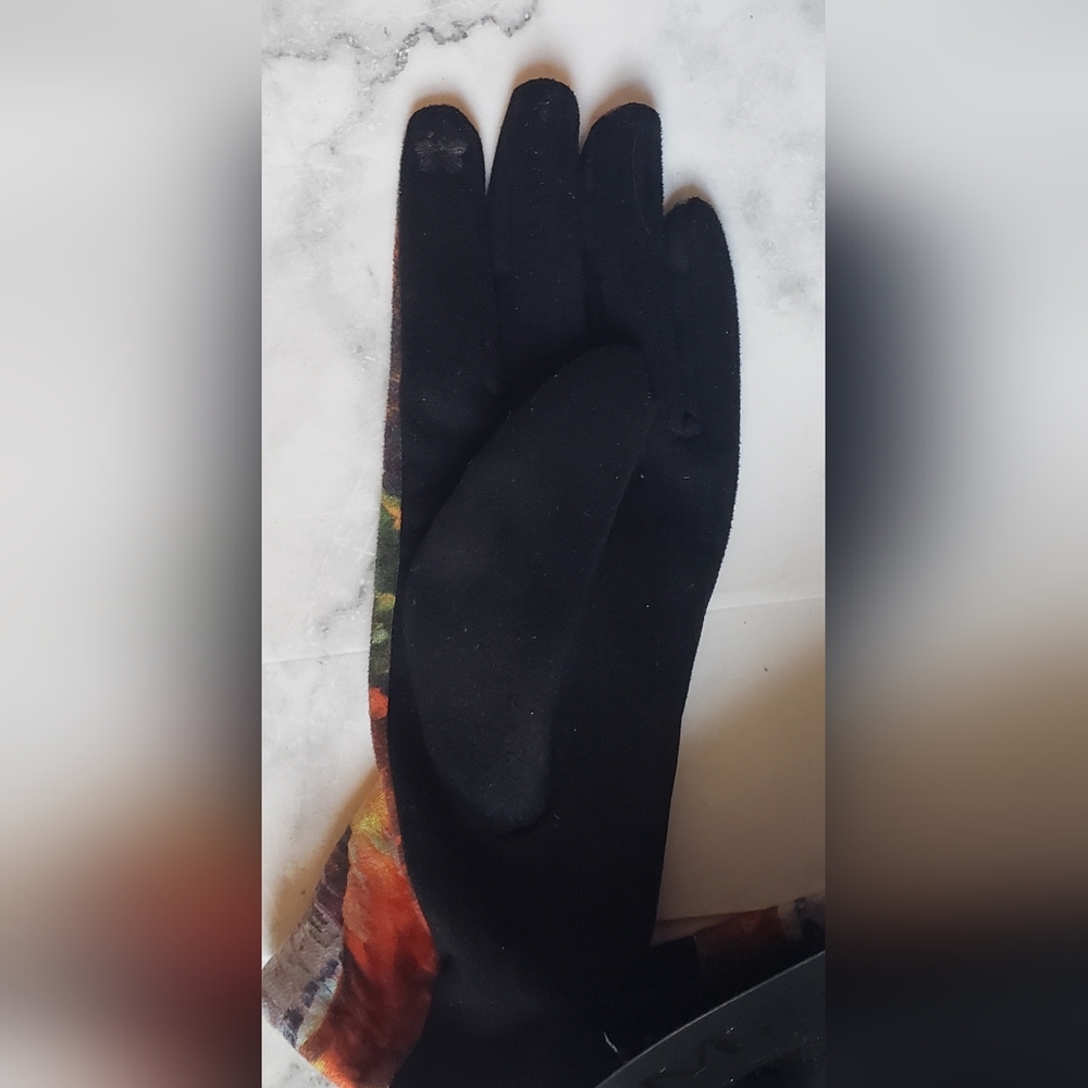 NEW w Tags Artist Art Touch Screen MAGIC Scarf Gloves Design NYC Central Park - Picture 7 of 7
